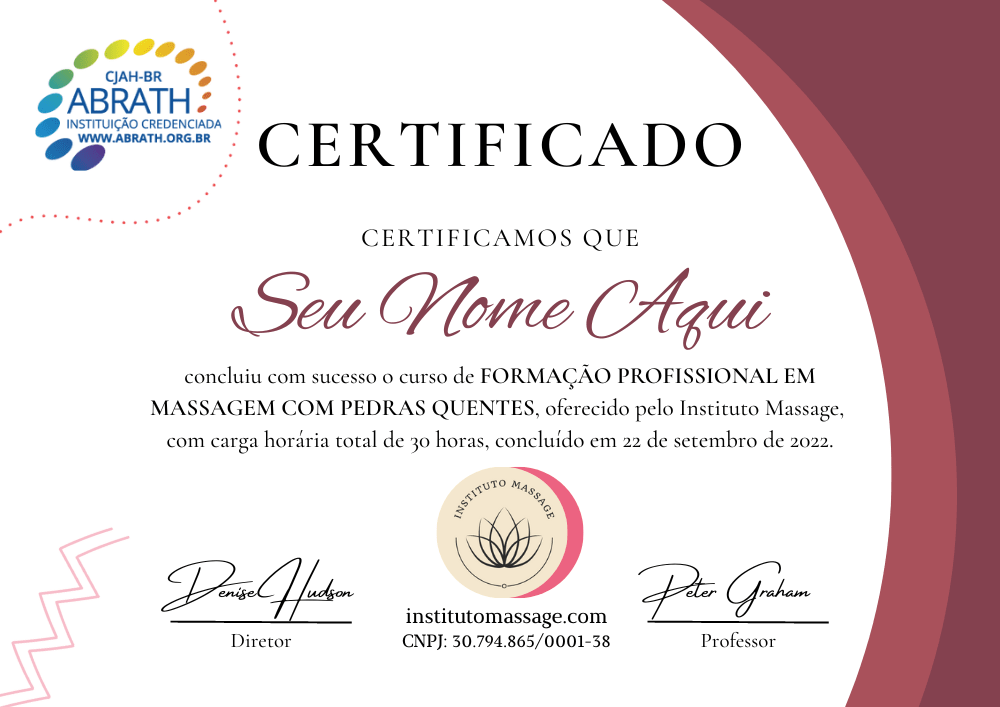 MASSAGEM COM PEDRAS QUENTES