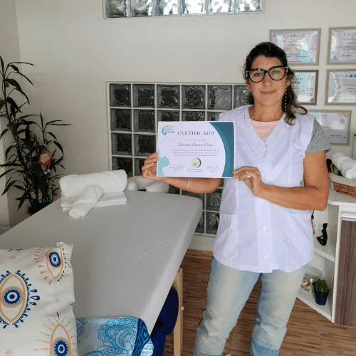 curso de liberação miofascial aluno